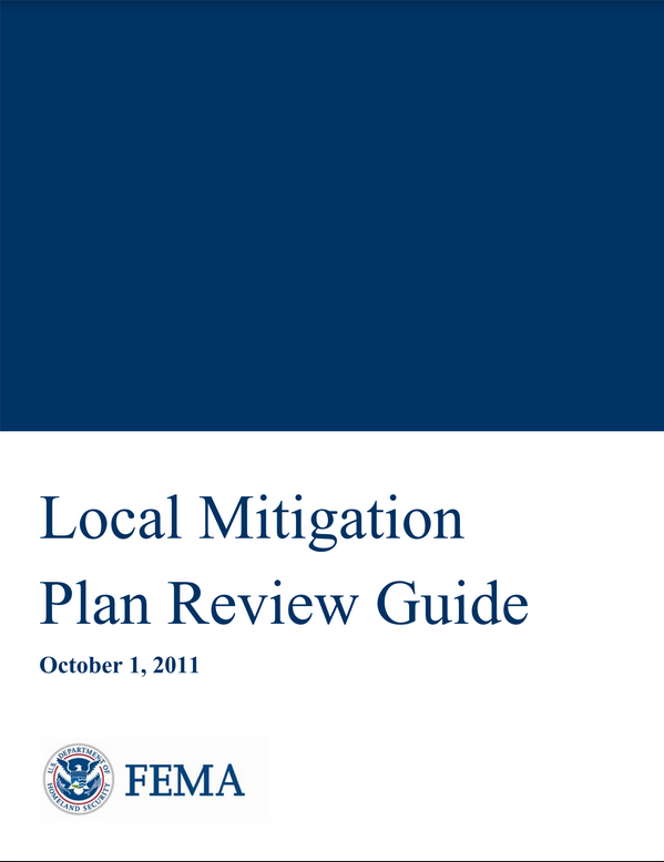 Local Mitigation Plan Review Guide Cover