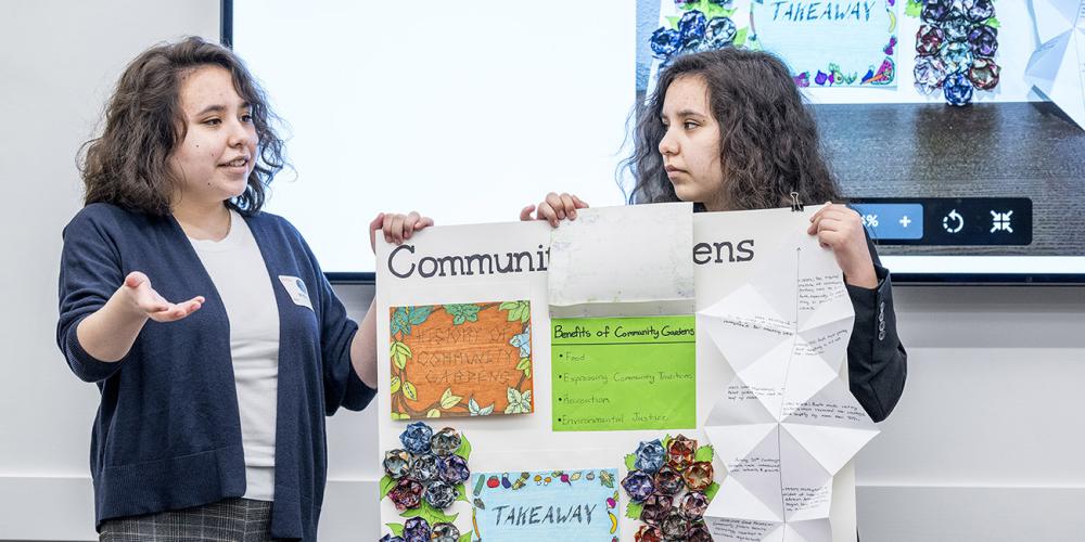 2024 Bay Area Summer Academy students presenting their Capstone project.