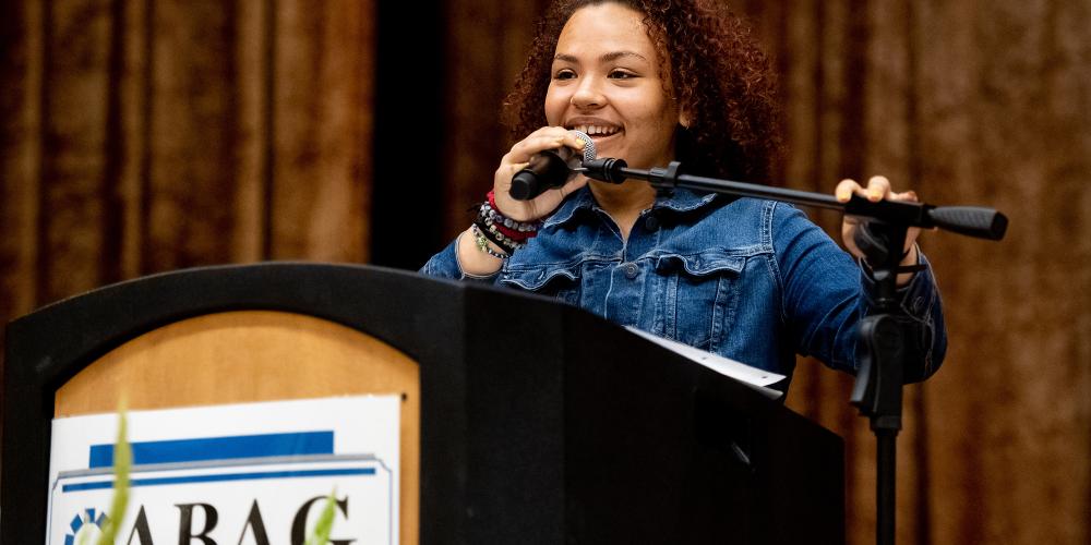 Oakland's poet laurate opens the ABAG General Assembly