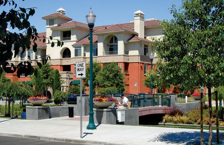 San Mateo's Bay Meadows residential community.