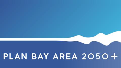 Plan Bay Area 2050+ logo.